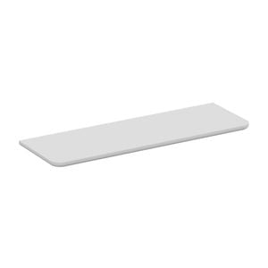 Flexi Storage Home Solutions 600 x 15 x 200mm White Curved Shelf