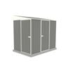 Absco Sheds 1.52 x 2.26 x 2.06m Woodland Grey Narrow Double Door Garden Shed