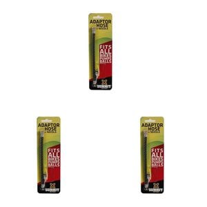 3PK Summit Global Adapter Bike Pump Hose & Needle - Black