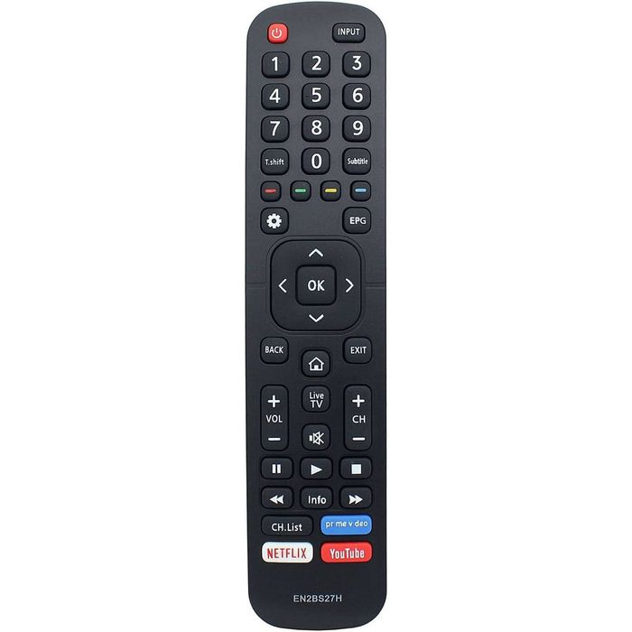 Tavice EN2BS27H Remote Replacement for Hisense TV 50R5 55R5 58R5 65R5 50S8 43R6 50R6 55R6 65R6 32S4 40S4 49S4