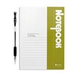 A5 Ruled Notebook Journal Diary Notepad Memo with One Gel Ink Pen (60 pages)