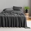 Natural Home Bamboo Sheet Set Charcoal Double Bed
