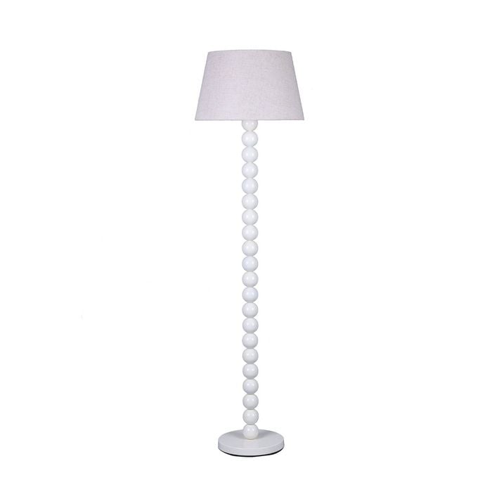 Lexi Lighting Pearl Orb Floor Lamp - Whisper White
