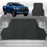 6D Diamond Ute Tub Mat for Holden Commodore Ute Single Cab (VE VF) 2007-2017-Black-Outback GT