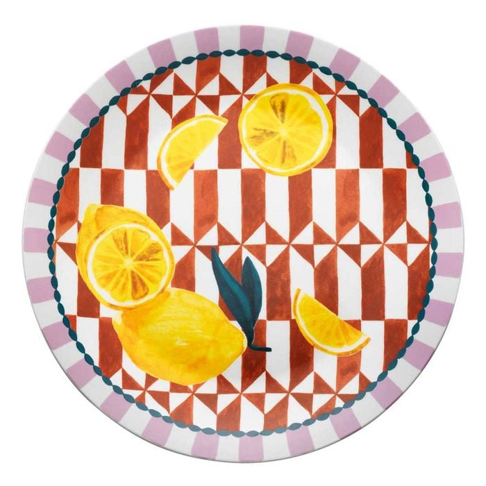Porto Valentina Round Platter 30cm - Lemon
