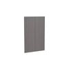 Kaboodle 900mm Smoked Grey V-Groove Medium Pantry Doors - 2 Pack