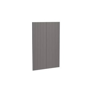 Kaboodle 900mm Smoked Grey V-Groove Medium Pantry Doors - 2 Pack