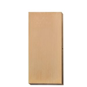 CLA Lighting Pdl LED Exterior Wall Rectangular Up/Down Pillar Light IP65 Bronze