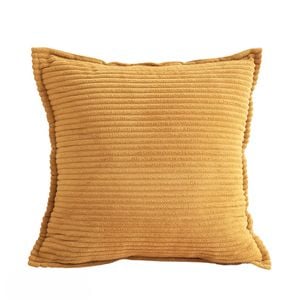 SOGA Wabi Sabi Arches Mustard Throw Pillow 45cm