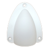 Exotronic Large White Clamshell Cable Entry Cover