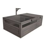 Flyline Tortoise House Reptile Habitat Cage Box Reptile Box