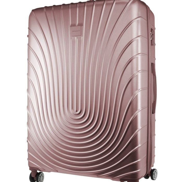 Pierre Cardin Medium Hard-shell Suitcase Travel Luggage Bag 70cm Rose