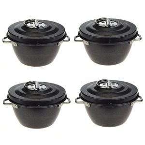 Avanti Mini Non Stick Pudding Steamer - Set of 4