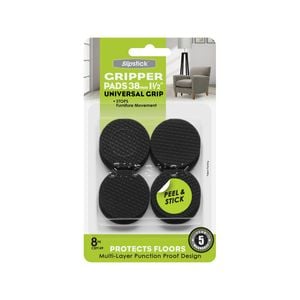 Slipstick 38mm 1½” Round Gripper Floor Protection Pads - 8 Pack