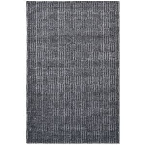 Handwoven Wool Rug-Ruskin 501-Charcoal-110X160cm