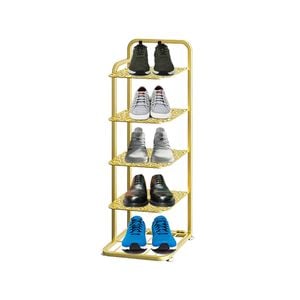 SOGA 5 Tier Gold-Plated Metal Shoe Organizer