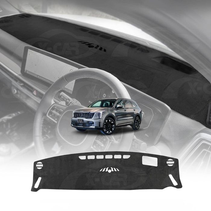 Dash Mat For Kia Sorento 2023-onwards Mq4 Pe Series Non-slip Microfiber Pad Cover Interior Accessories