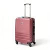 Medium Maroon Abs Luggage Suitcase  3 Code Lock Travel Carry  Bag Trolley