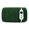 Dreamaker Kingston Coral Fleece Washable Electric Heated Throw Blanket Eden Green 130x160cm | Overheat Protection & Auto-off