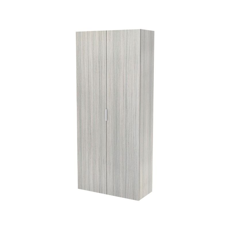 Lugna 2048 x 900 x 580mm Mist 3 Shelf 3 Drawers Double Door Storage Cabinet
