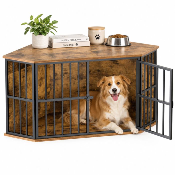 Advwin Dog Crate Furniture Heavy Duty Dog Cage Sturdy Dog Kennel