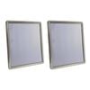 2PK SS Collective Silver Braided Textured Modern Photo Frame Rectangle 8x10
