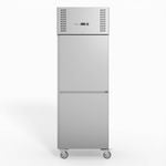 FED-X Stainless Steel Two Door Upright Freezer 600L XURF600S1V