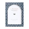 Lvd 5x7 In Audrey Contemporary Resin Picture/photo Frame Navy 20.32x15.24x1.27cm