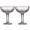 2PK Ophelia Crystal 400ml Coupe Glasses Cocktail Cup - Clear