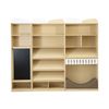 Jooyes Montessori Reading Corner Bookshelf Set D