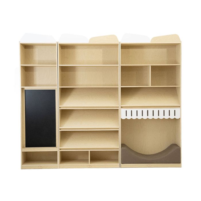 Jooyes Montessori Reading Corner Bookshelf Set D