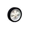 Move It 150mm Black Rubber Tyre with White Plastic Centre