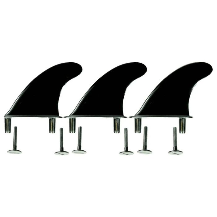 Softboard replacement bolt through surfboard fins with screw - Set Of 3 (thruster Set)