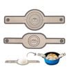 Catzon 2 Pcs Silicone Bread Sling For Dutch Oven Non Stick Long Handles-grey