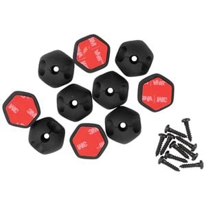 Klein Tools Self-Adhesive Cable Mounting Clips 1 Slot - 10 Pack