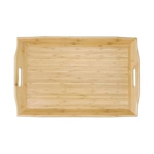 Olympia Bamboo Butlers Tray Sustainable Wood Serving Tray 76x584x381mm