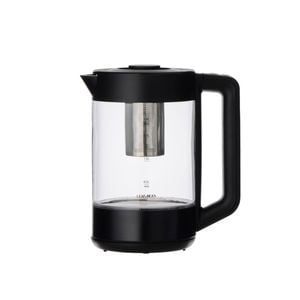 Leaf & Bean Electric Glass Digital Kettle W Infuser 1.8l Black 22.5x14.5x25.6cm