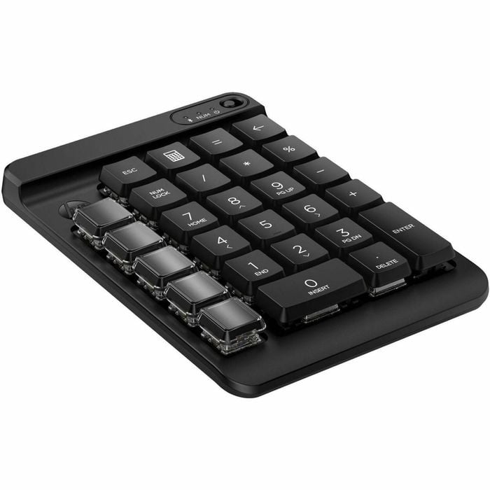 HP 435 Keypad - Wireless Connectivity - Black - Mechanical Keyswitch - Bluetooth - 5.3 - 10 m - Calculator Hot Key(s)