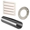 Abey 125mm Horizontal Rangehood Flue Kit