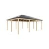 Softwoods 7.8 x 4.9m Hip Ends Gazebo Kit