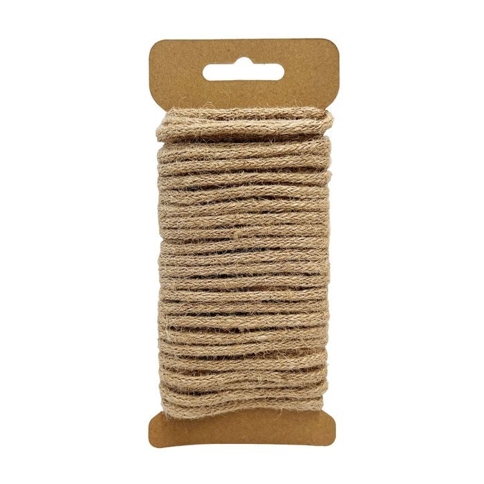 Jack 3mm x 10m Jute Twine With Wire