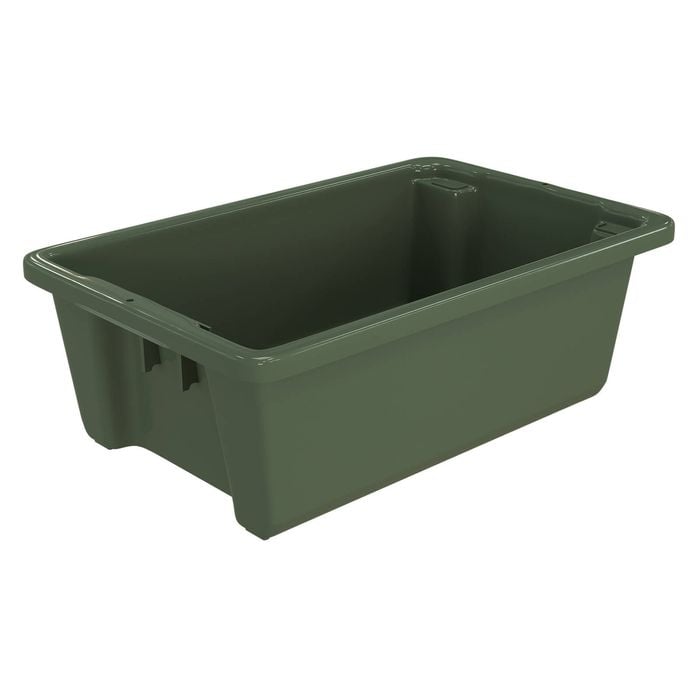 Handy Storage 30L Khaki Heavy Duty Storage Crate