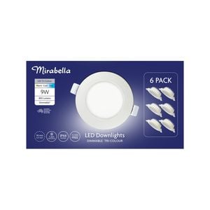 Mirabella 9W 800lm LED Downlights - 6 Pack