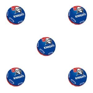 5PK NRL Newcastle Knights NRL Super-High Bounce Ball 60mm - Navy