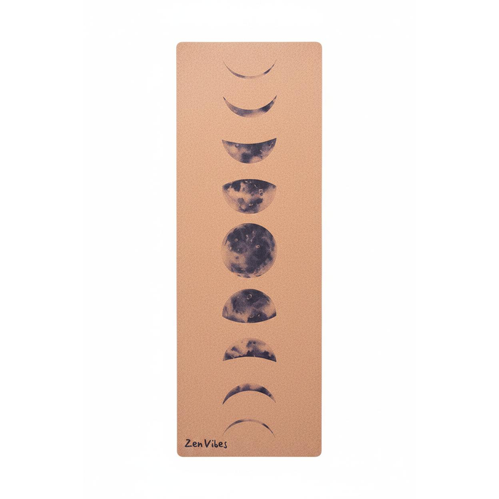Zenvibes Comfort Cork Yoga Mat 5mm -Moon Phase