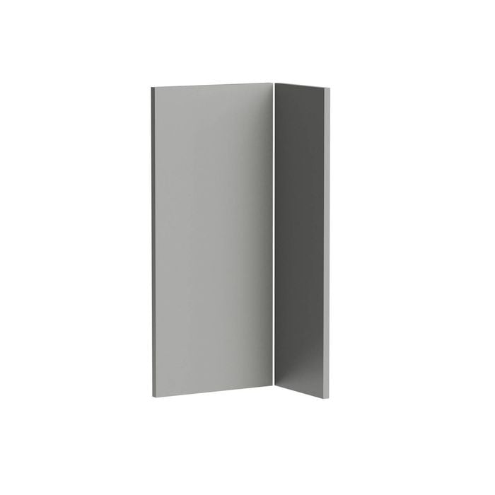 Kaboodle 800x900mmmm Oyster Modern Corner Base Cabinet Doors