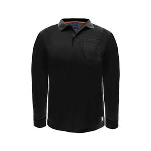 Citeco Black Dry Fit Short Long Polo - X-Large