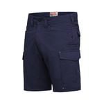 Hard Yakka Navy 3056 Stretch Ripstop Cargo Short - Size 102R