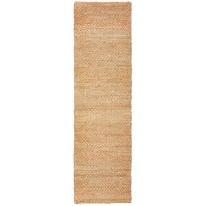 The Rug Connection Bee Natural Jute 400x80cm - Large Runner Hand Loomed Jute Indoor Rug