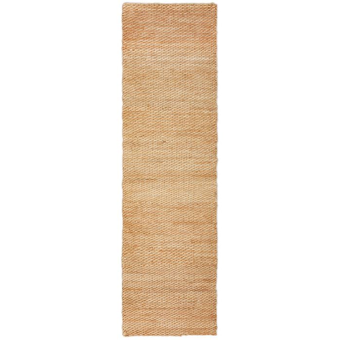 The Rug Connection Bee Natural Jute 400x80cm - Large Runner Hand Loomed Jute Indoor Rug
